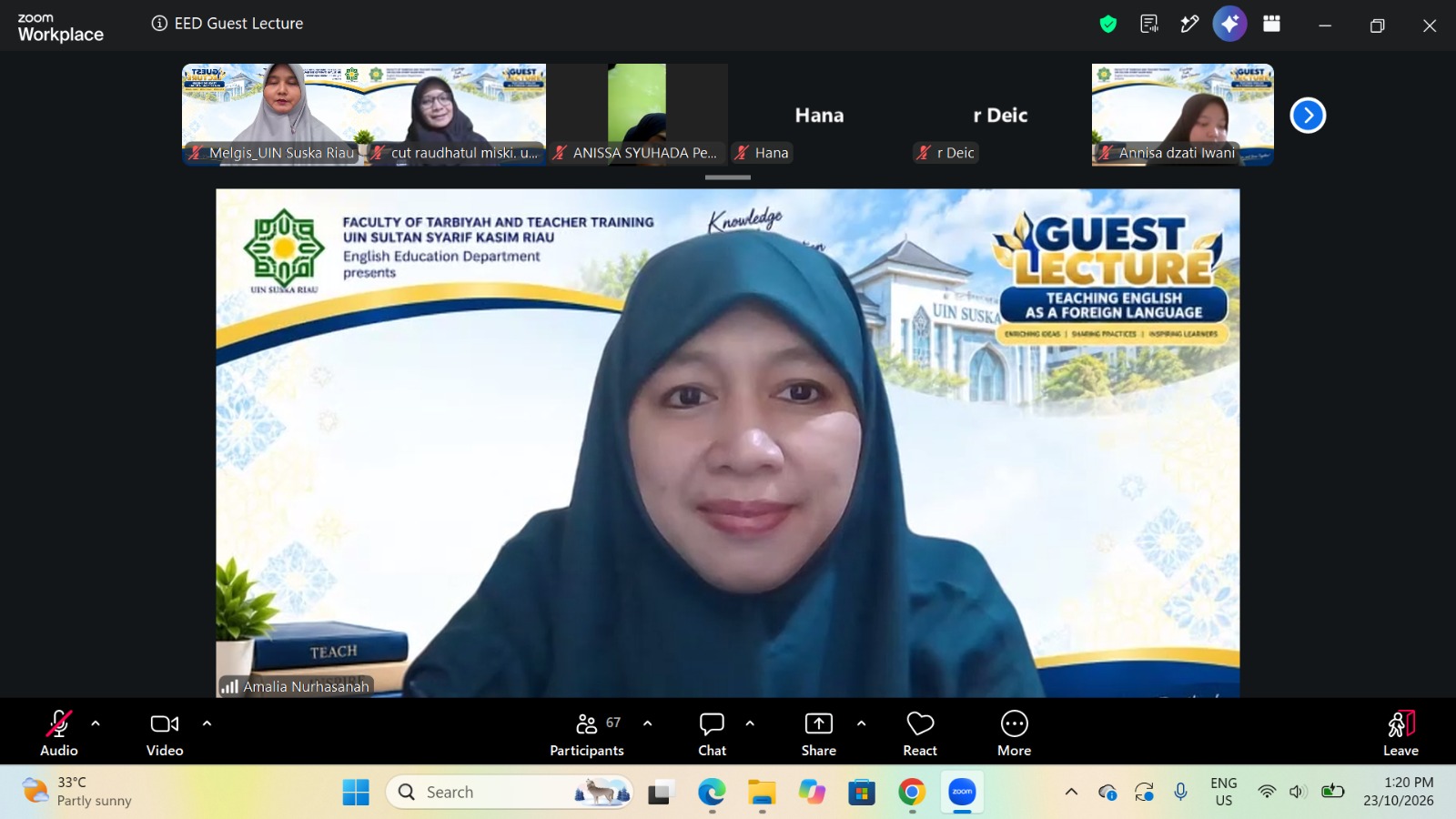 Perkuat Kolaborasi Akademik, Prodi TBI UIN Jambi Gelar Visiting Lecturer Bersama UIN Suska Riau