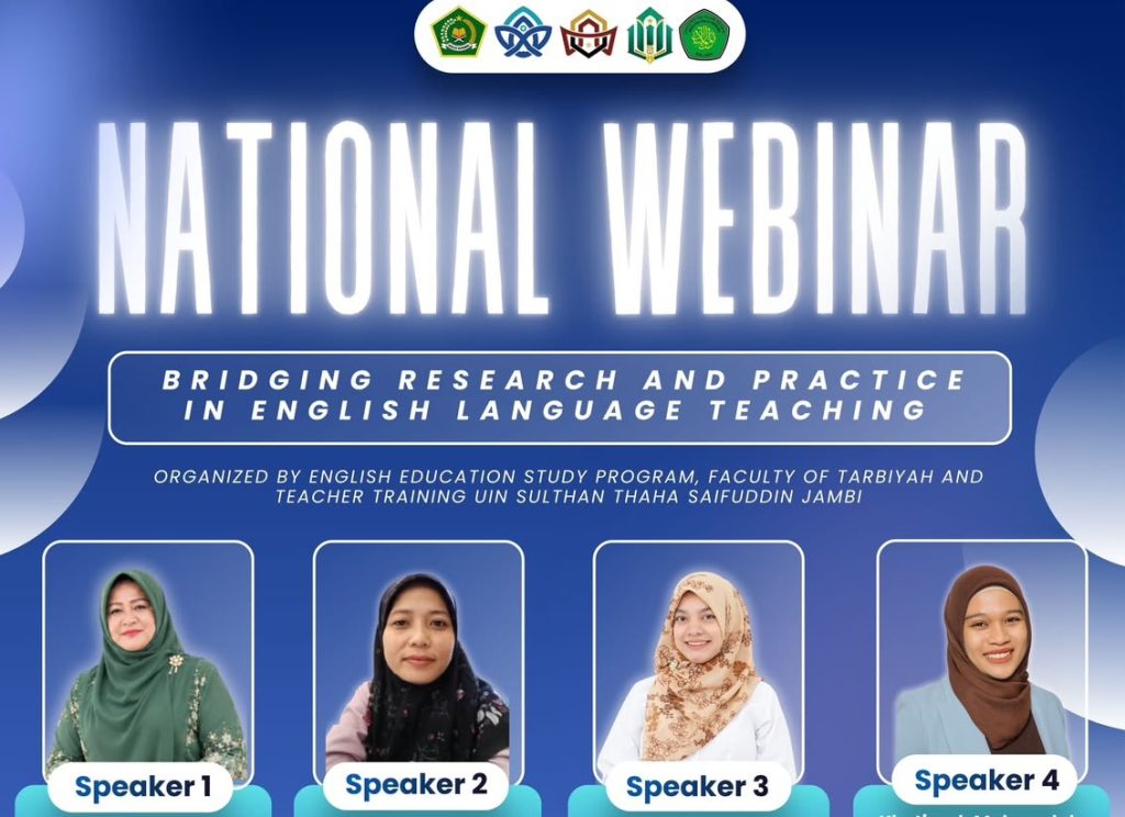 Perkuat Jejaring Akademik Nasional, Prodi TBI UIN Jambi Gandeng Tiga Perguruan Tinggi Islam melalui Webinar Nasional