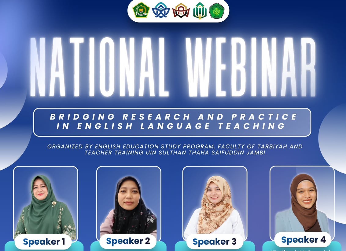 Perkuat Jejaring Akademik Nasional, Prodi TBI UIN Jambi Gandeng Tiga Perguruan Tinggi Islam melalui Webinar Nasional